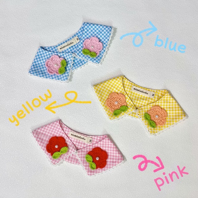 【予約】フラワーチェックカラー