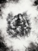 ふたご座【デジタルダウンロード】水墨画アート｜5400×7200px・600dpi・約50MB 高解像度PNG｜Gemini Digital Download Ink Wash Digital Art