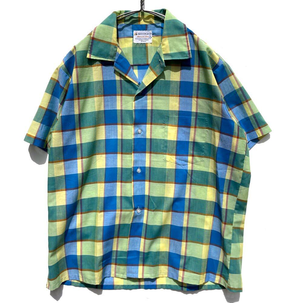 ARISTOCRAT] Vintage S/S Open Collar Shirt [1960s-] Vintage Open