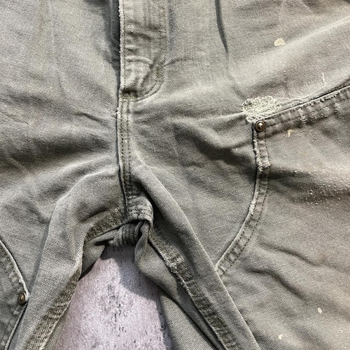 モスグリーン ダブルニー Carhartt B136 MOS 34×30 詳細写真6