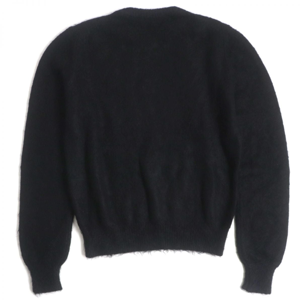 SAINT LAURENT イタリア製ブラック モヘヤセーター