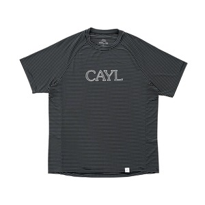 [CAYL] Stripe Font Short Sleeve / Black 正規品 韓国ブランド 韓国通販 韓国代行 韓国ファッション ケイル 取扱店 日本 店舗