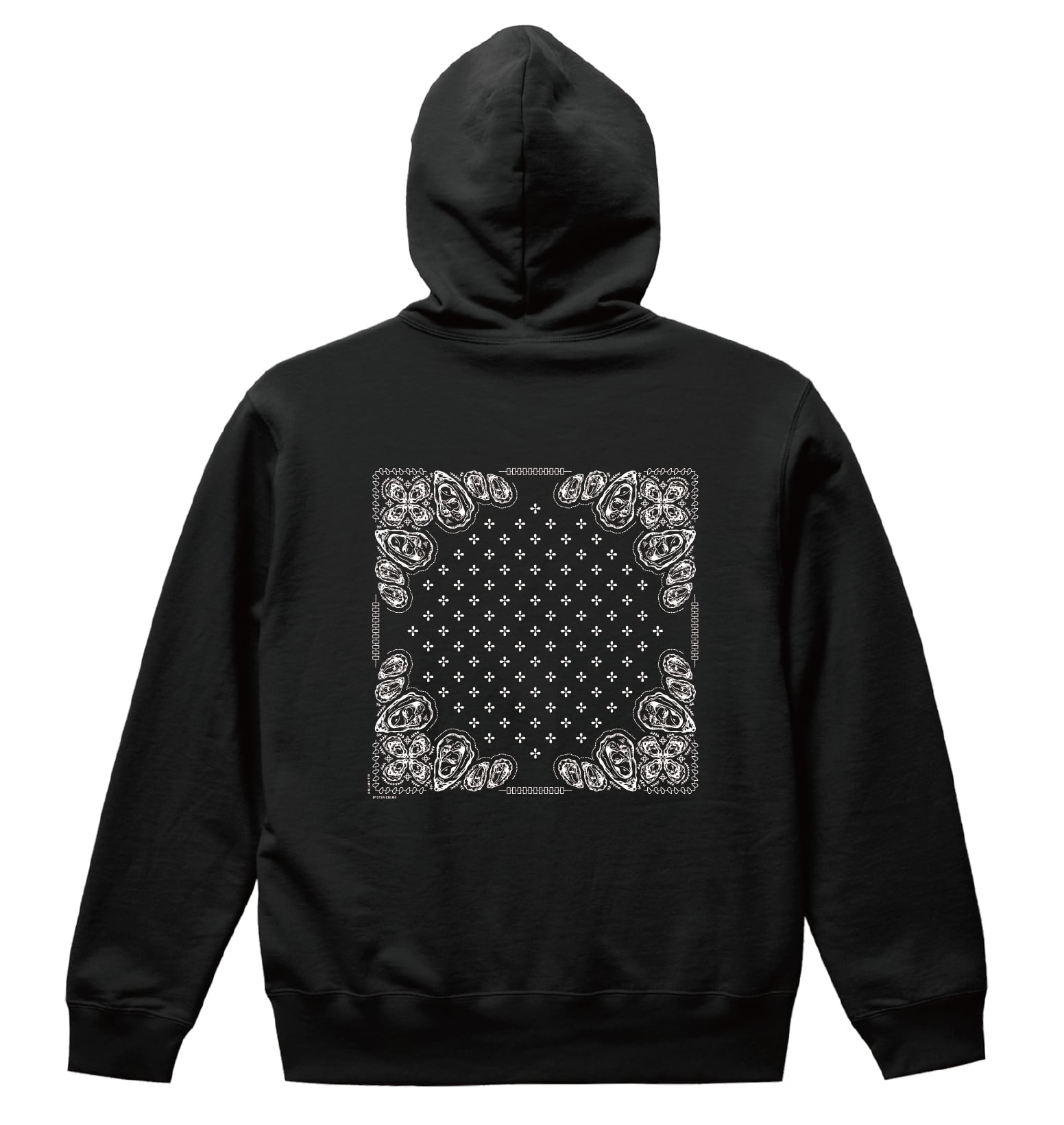 ZIP UP HOODIE BLACK（裏パイル地） | OYSTER COLOR