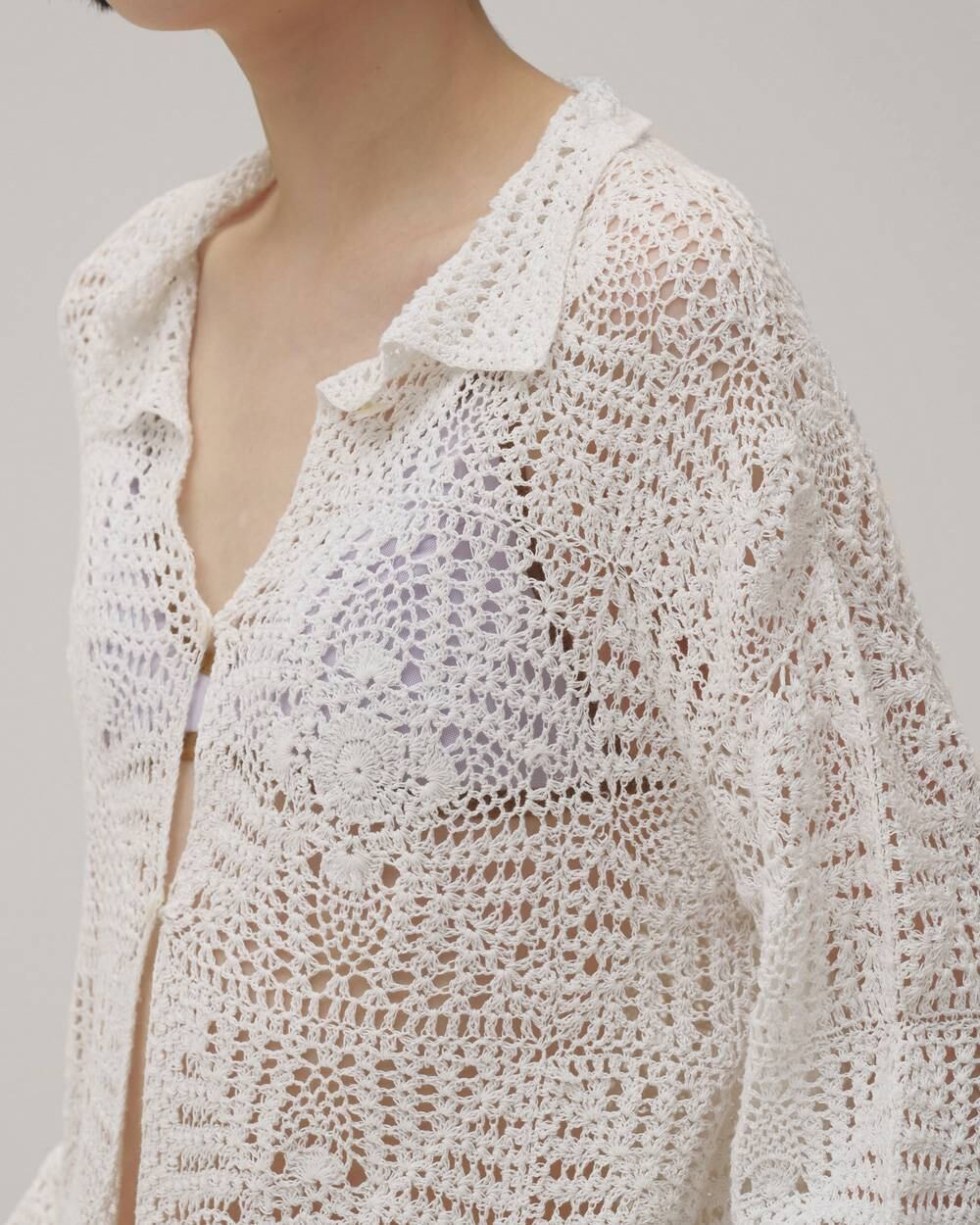 TODAYFUL Crochet Lace Shirts 25,300 yen | Loveliest