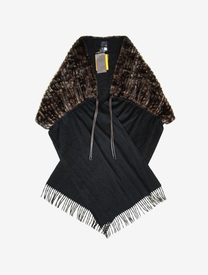 FENDI MINK FUR CASHMERE SHAWL フェンディ ミンクファーショール