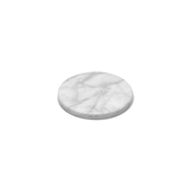 MARBLE CIRCLE COASTER - Bianco Carrara
