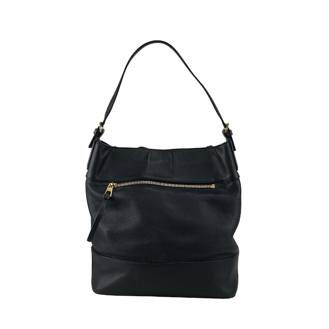 LOEWE ロエベ ショルダーバッグ ブラック アナグラム レザー 巾着 vintage ヴィンテージ オールド kwnn6u
