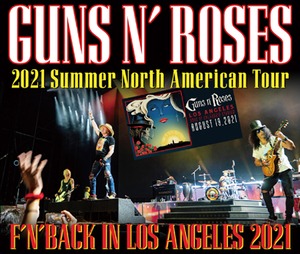 NEW GUNS N' ROSES F'N'BACK IN LOS ANGELES 2021   3CDR 　Free Shipping