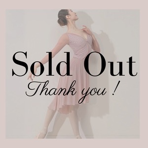 Eleganceレース ロングスリーブ バレエレオタード(pink)