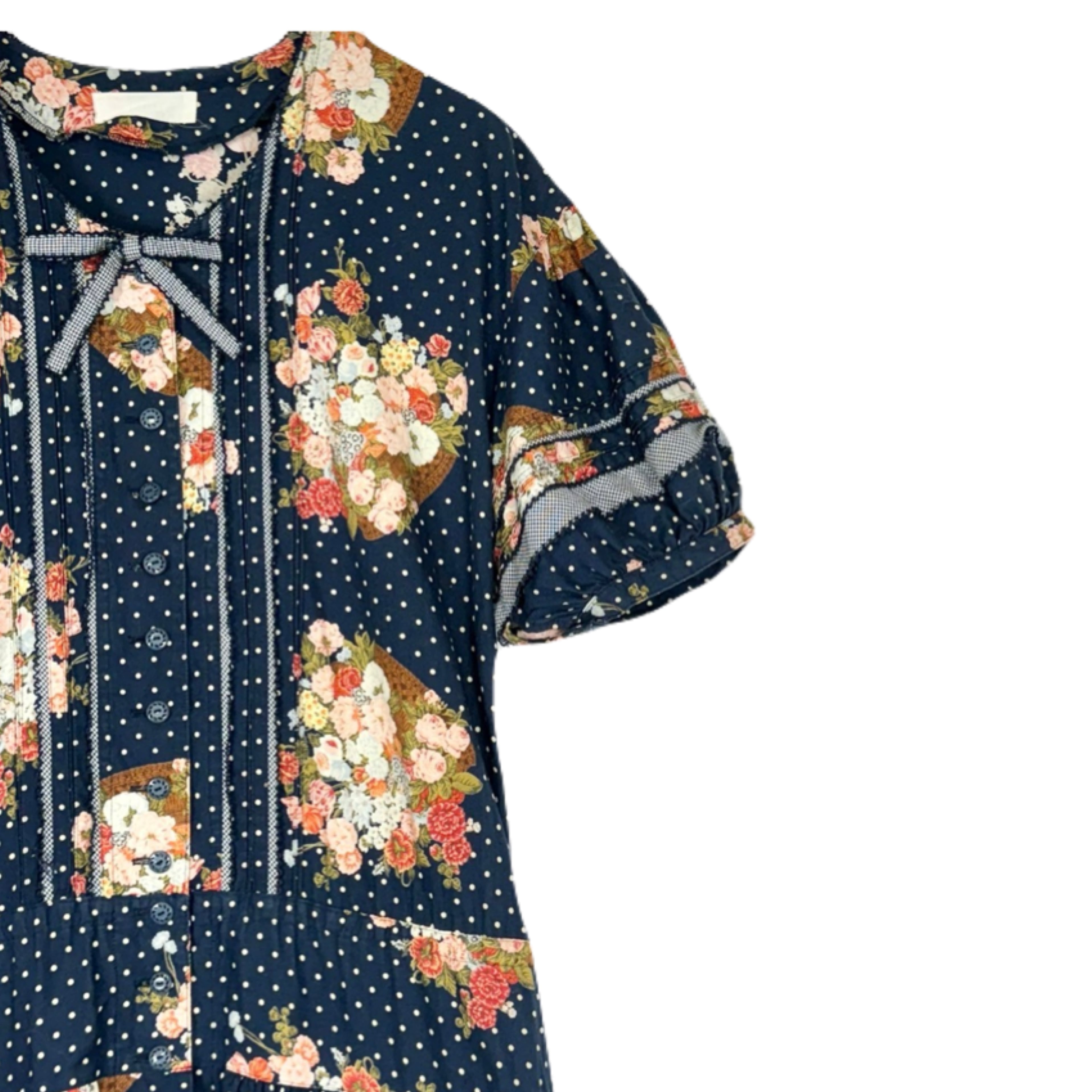 PINKHOUSE ドット花柄ワンピース | ピンクハウス古着 専門店 lachambre