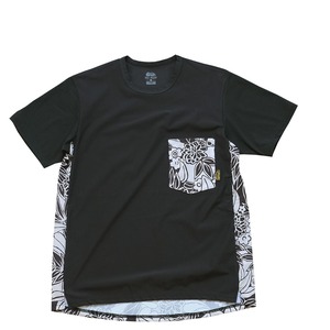 ranor(ラナー) LEAF T-SHIRT BLACK