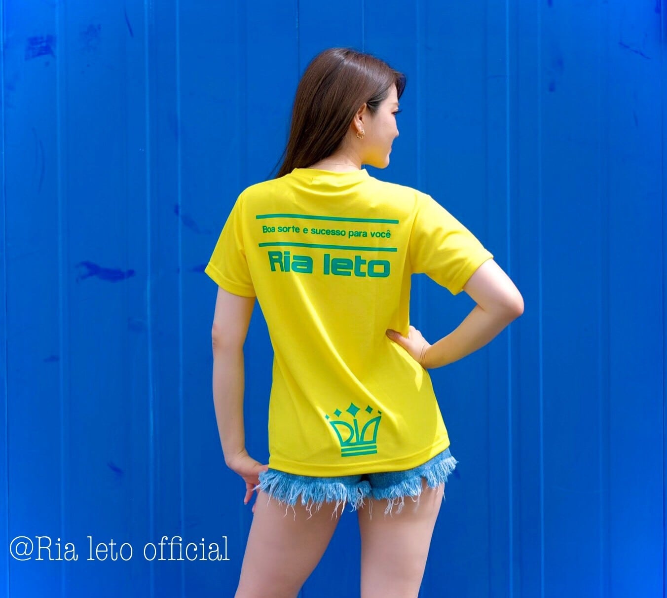 Footballモデル》プラクティスシャツ イエロー | Ria leto