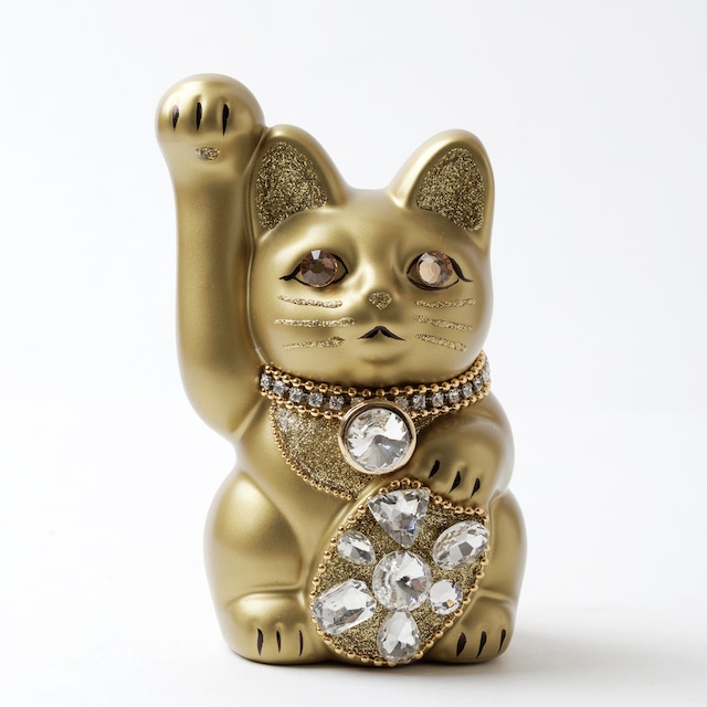 ジュエリーキャット クリア / 4号 / M-Size / 金(GOLD)