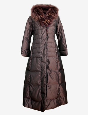 MONCLER DELIA LONG DOWN COAT