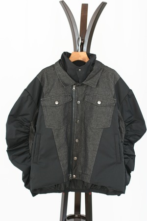 【Parc.1】Denim docking military coat（108-046307） 　