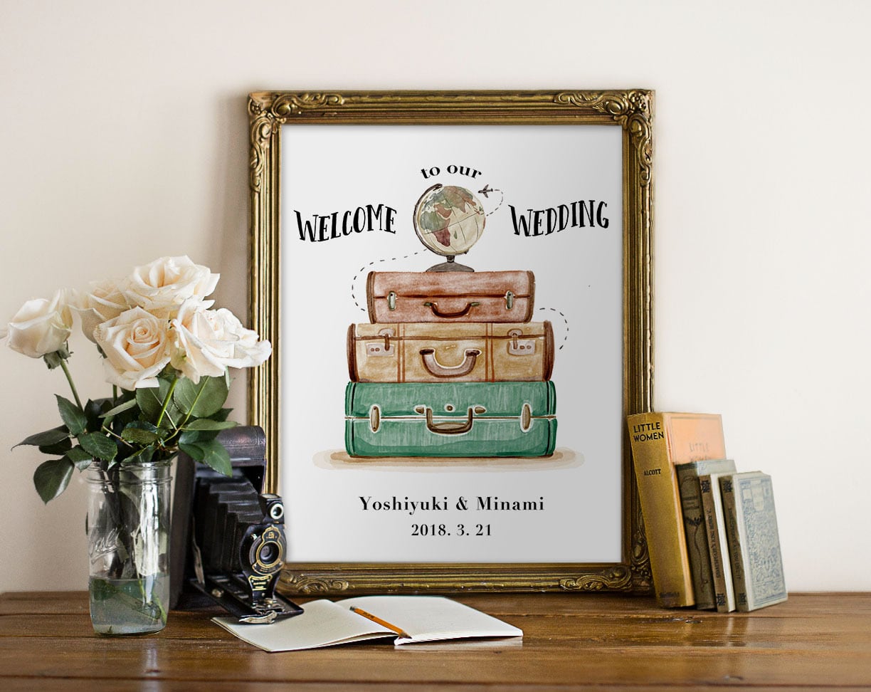 【トラベル】シンプルウェルカムボードシリーズ