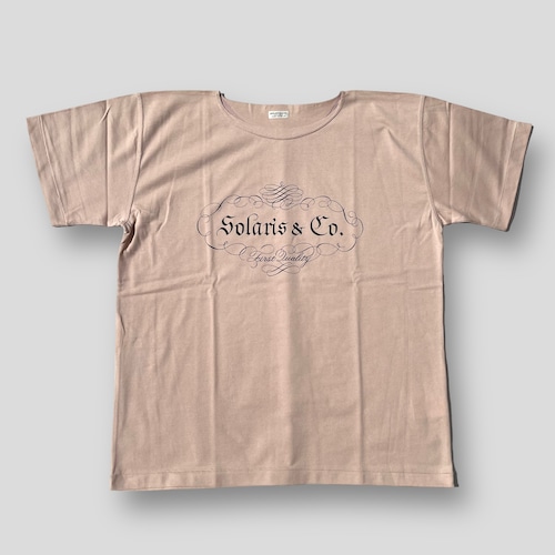 SOLARIS&CO. BOATNECK PRINT T-SHIRT - SAILOR (ASH ROSE)