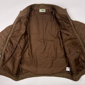 Crocodile クロコダイル 裏地付き フェアアイル ウールニット ジャケット サイズ L /ジップアップ/レディース