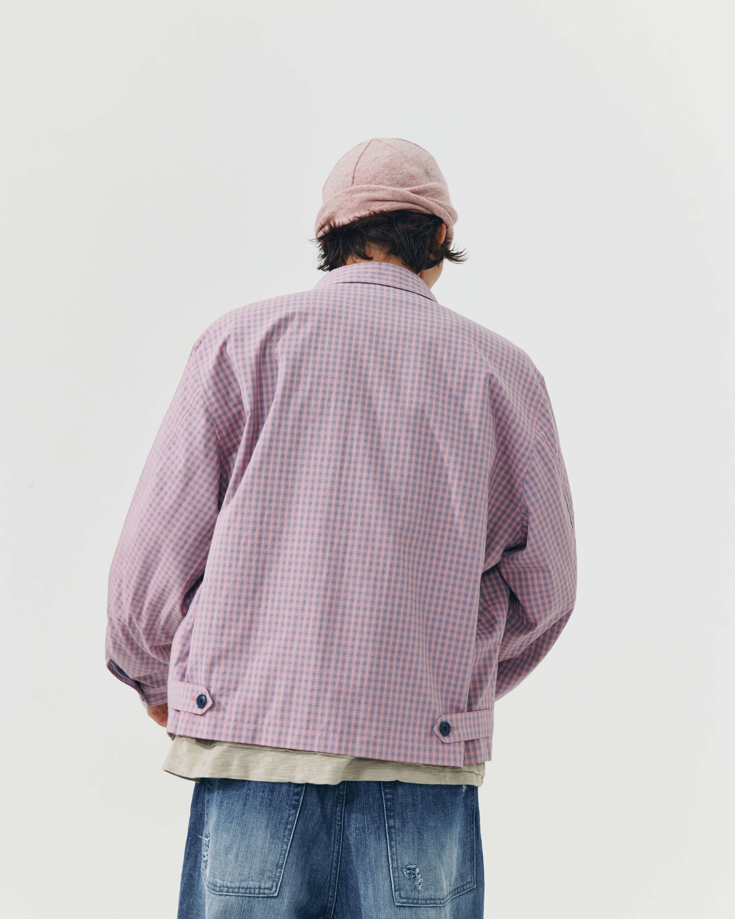 999HUMANITY] EASY CHECK JACKET V2 (PINK) 正規品 韓国 ブランド 韓国