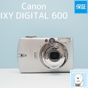 Canon IXY DIGITAL 600 デジカメ スマホ転送OK フルセット シロクマカメラ a7491