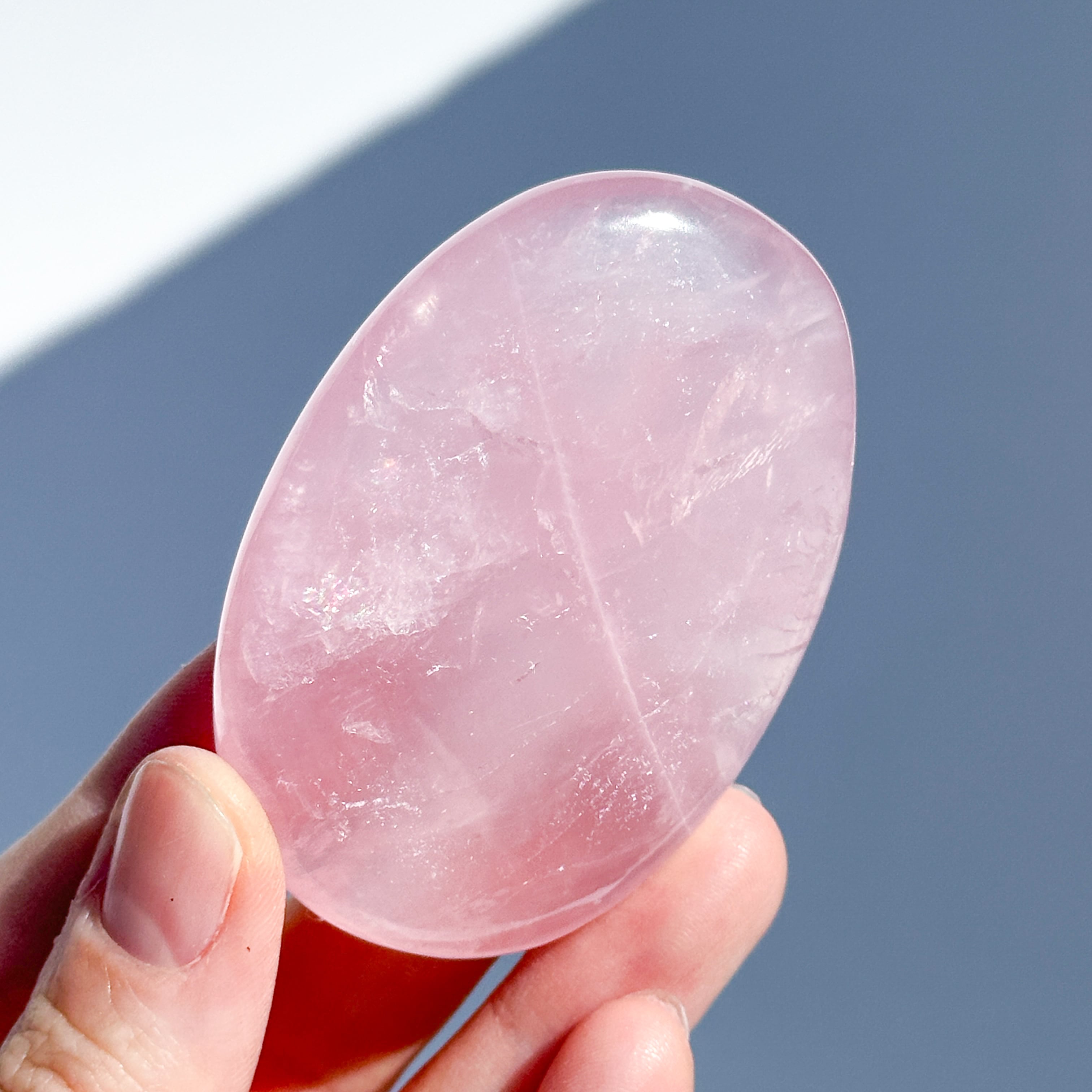 ローズクォーツ パームストーン15◇ Rose Quartz ◇ 天然石・鉱物