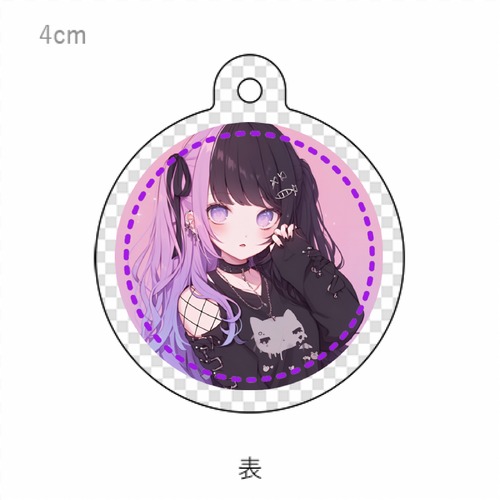 地雷系少女【アクリルキーホルダー】