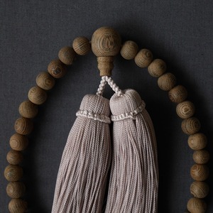 お念珠　紅梅（鉄刀木×桜鼠）女性用　お数珠　hiiragi