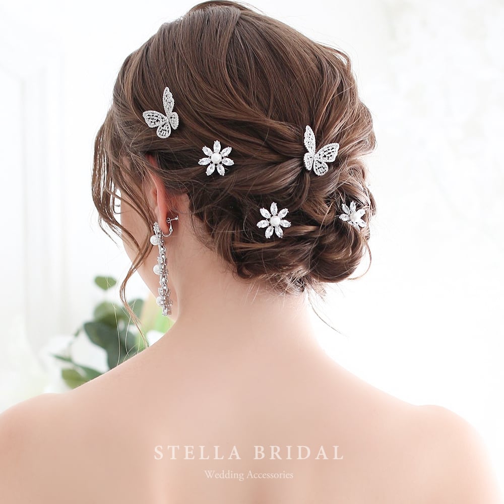 ゼクシィ掲載＊受注生産品】キュービックジルコニア ブライダルヘッド