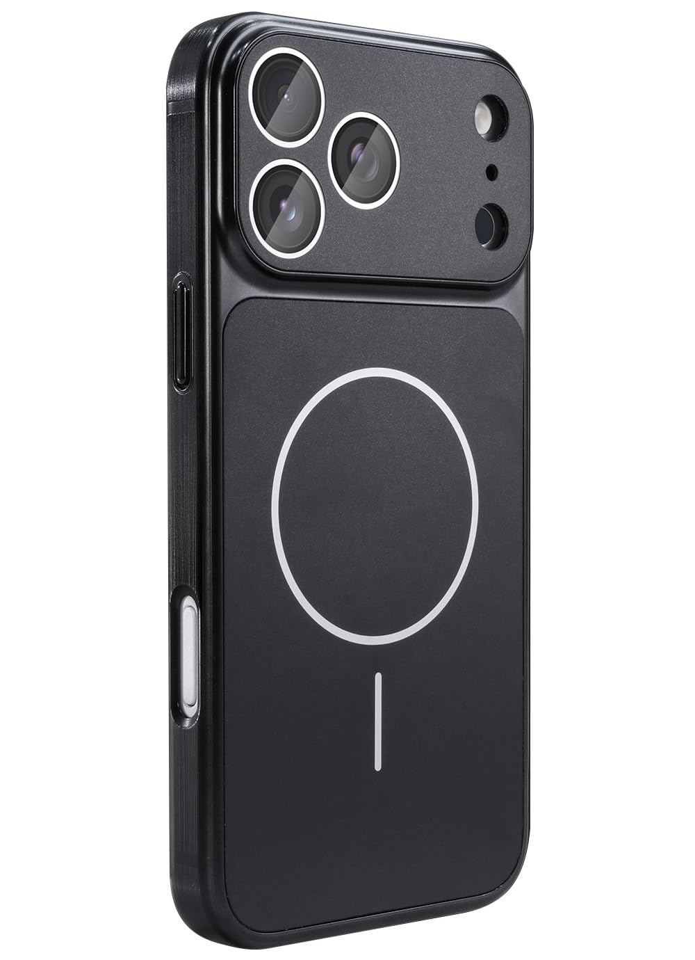 viv liber for iPhone 13 Pro Max ケース 【Magsafe対応・カメラ全面保護】 米軍MIL規格 耐衝撃 SGS認証 PC背面 マット仕上げ 指紋防止 高耐久性 薄型 軽量 いphone13ProMaxケース アイフォン アイホン (黒) KNLS-13ProMax-hei