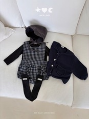 韓国子供服 / LALALAND / 26Autumn / ベベ コアンクッキー ボンネット / 秋服 / ベビー *free*