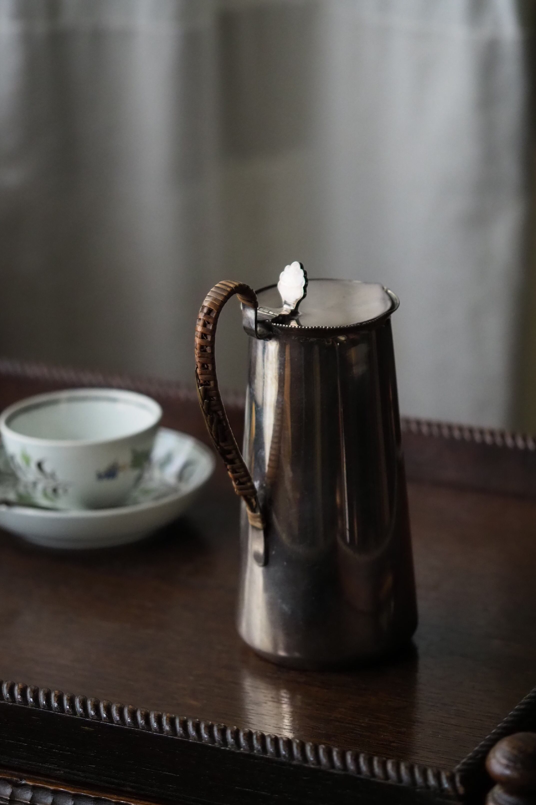 イギリスアンティーク EPNS シルバーポット 銀婚式 ギフト 珈琲ポット