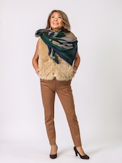 Hartford(リーフ柄大判ストール)