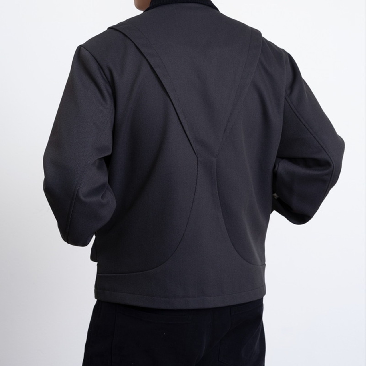 コーデュロイラペルジップブルゾン　960