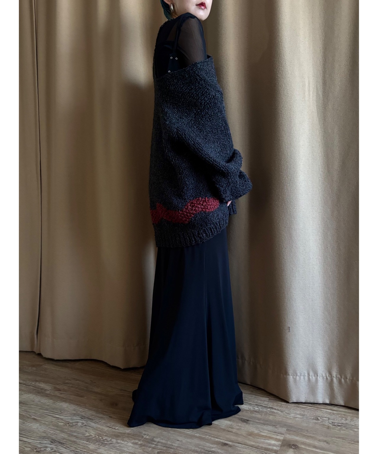 cut work design volume remake knit-4479-1