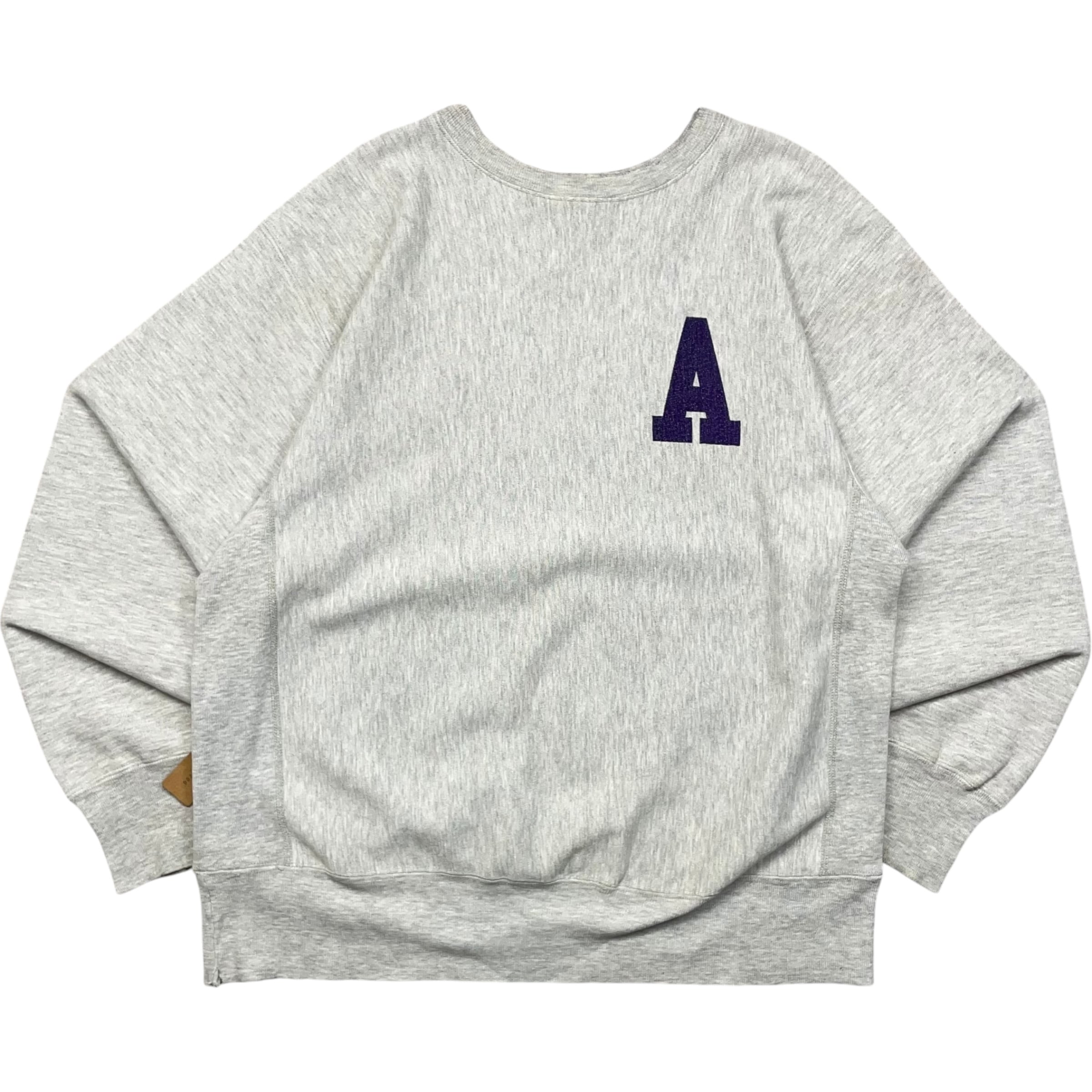 《XL》champion チャンピオン reverse weave リバースウィーブ パーカー 染み込みプリント 両面プリント 80年代 vintage no.4340