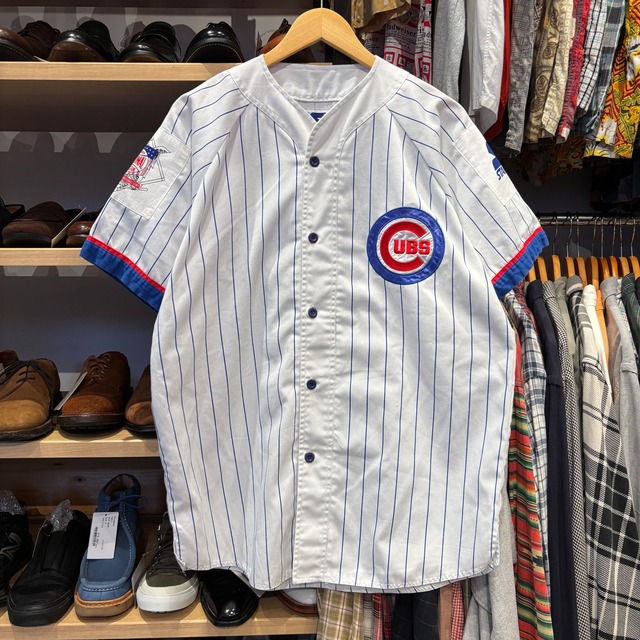 1990'S CUBS BASEBALL SHIRT OFFICIAL UNIFORM SIZE L
