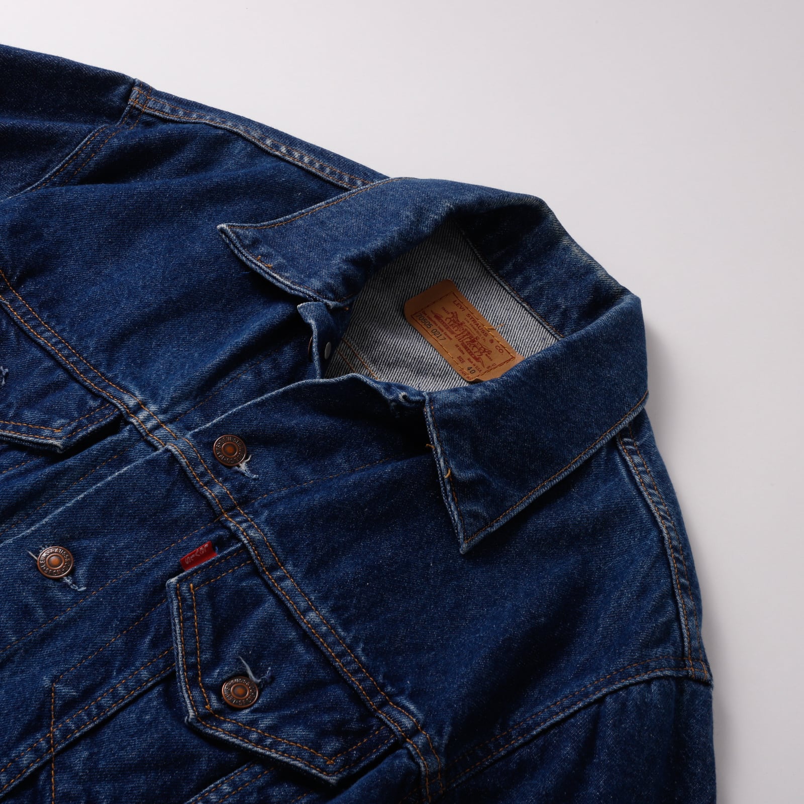 濃紺】90s Levis 70505 0217 Denim jacket size40 about size L made
