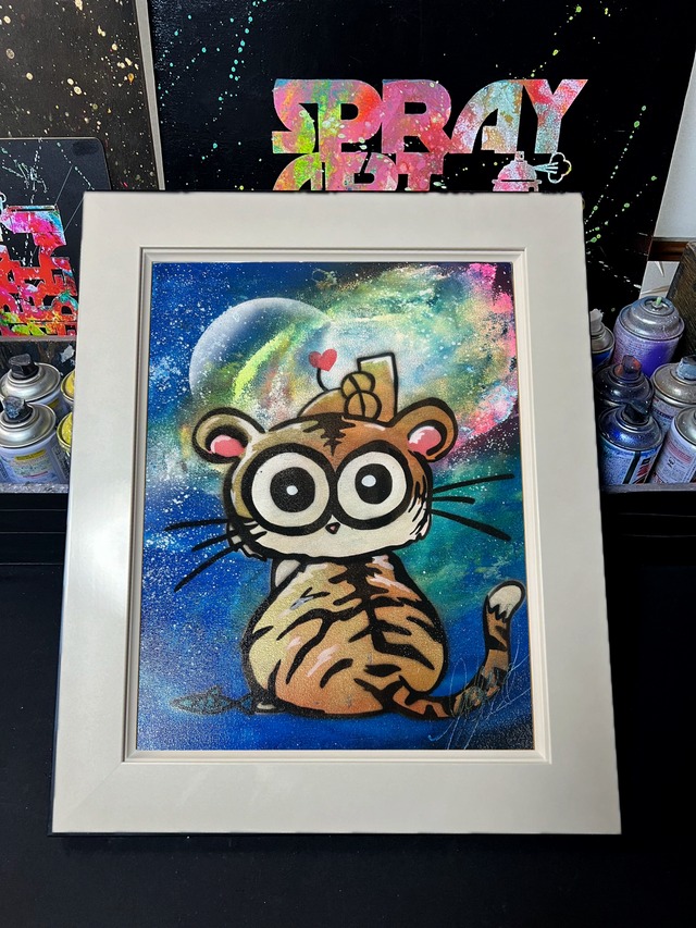 原画 F6 キャンバス】ふっかー君作 | スプレーアートエデンショップ