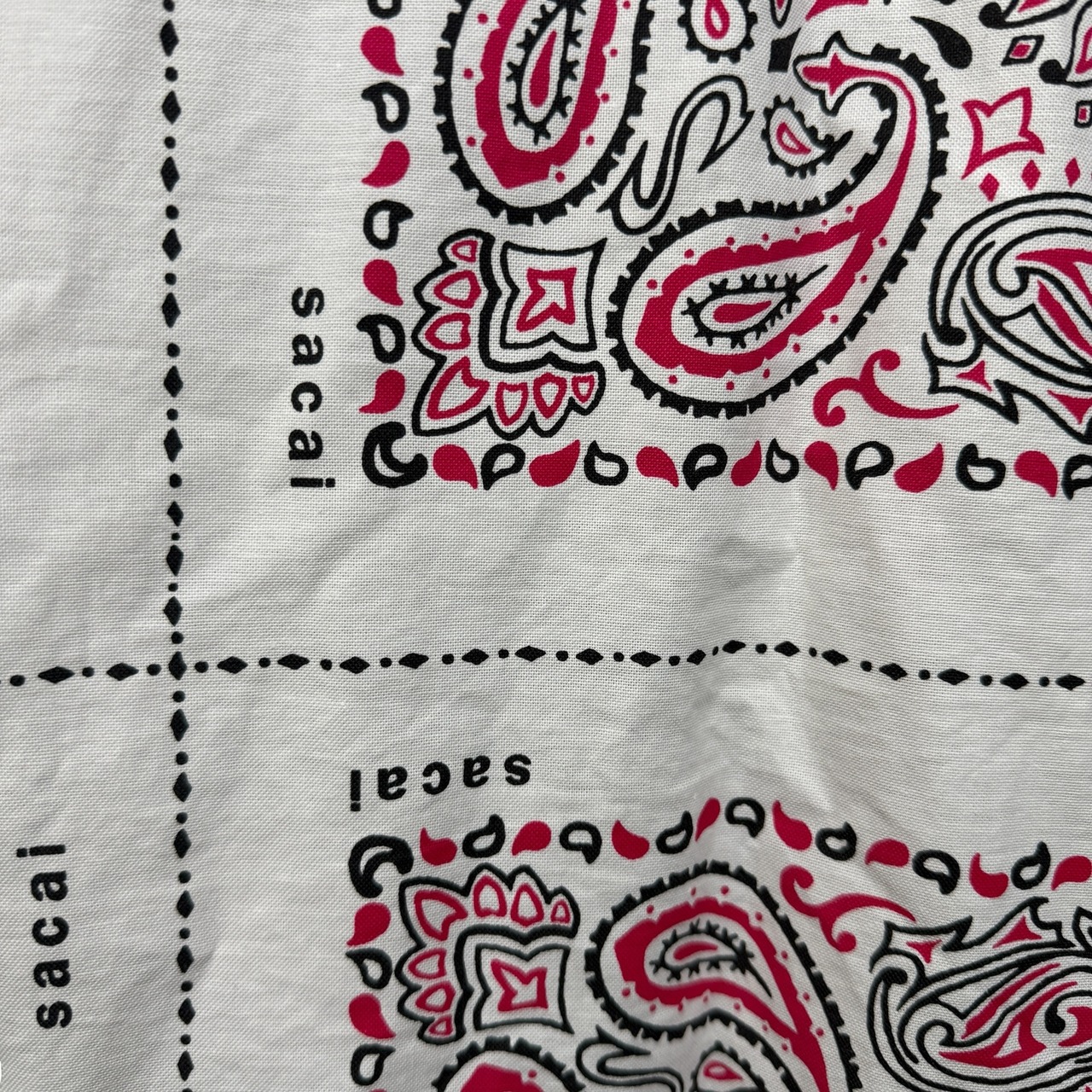 【sacai】サカイ 22SS Bandana Print Shirt
