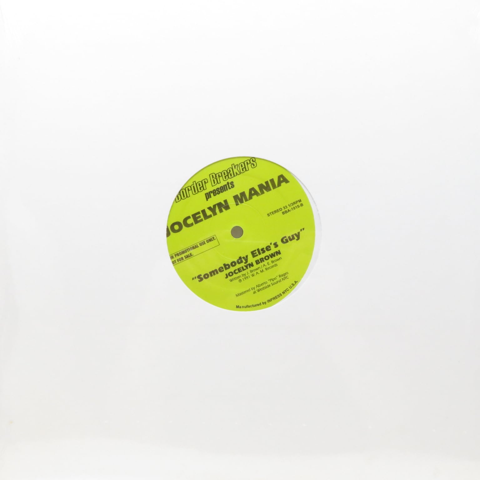 Jocelyn Brown /  Jocelyn Mania [BBA-1015] - 画像3