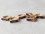 CLAY COLOR RING  ~クレイの色彩リング~　ゴールドカラー
