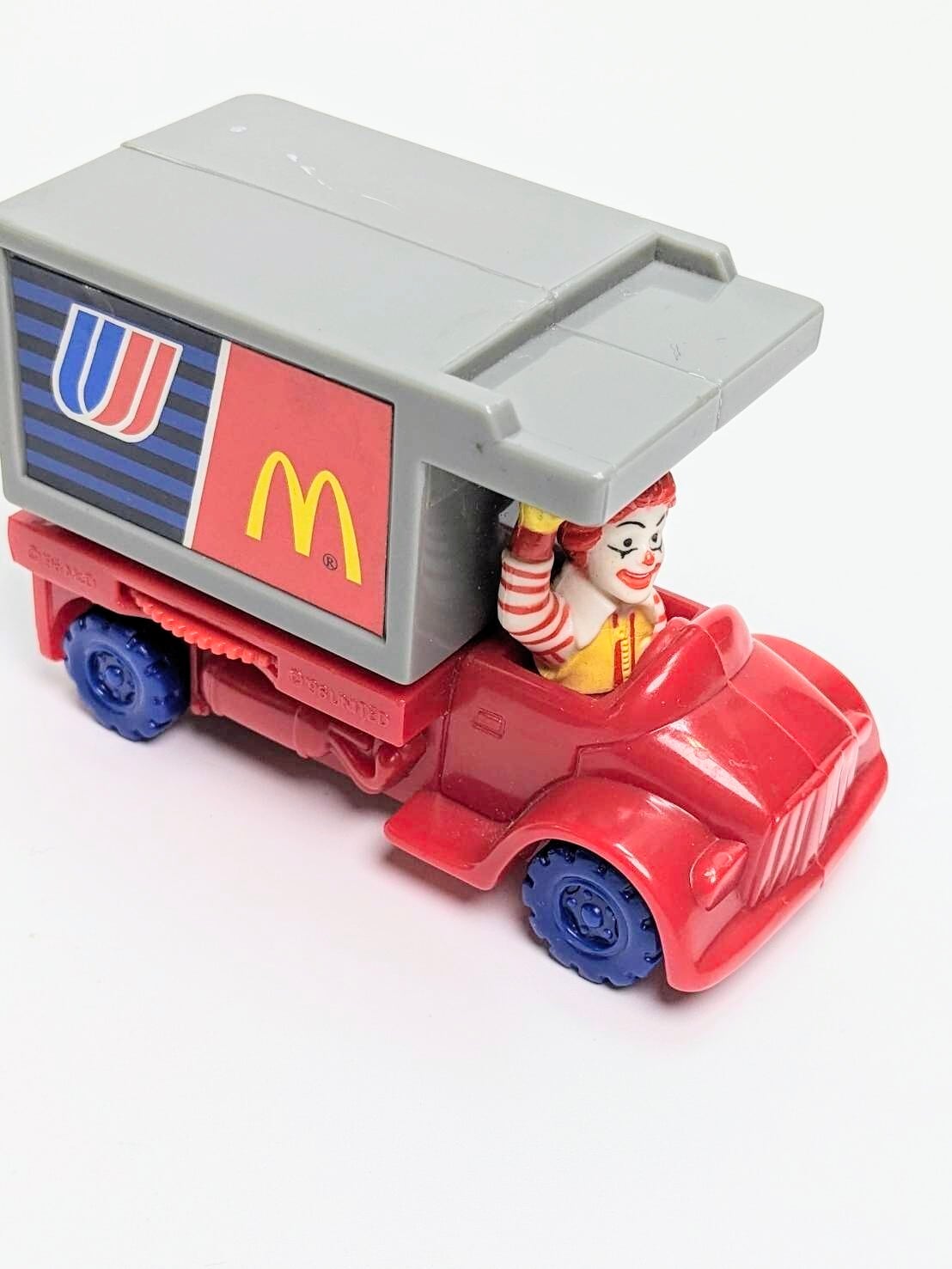 ☆VINTAGE JUNK☆ McDonald  1996年製 ユナイテッド航空機限定 【マクドナルド ミールトイ フィギュア ドナルドマクドナルド トラック】〚アメリカン雑貨 アメトイ〛