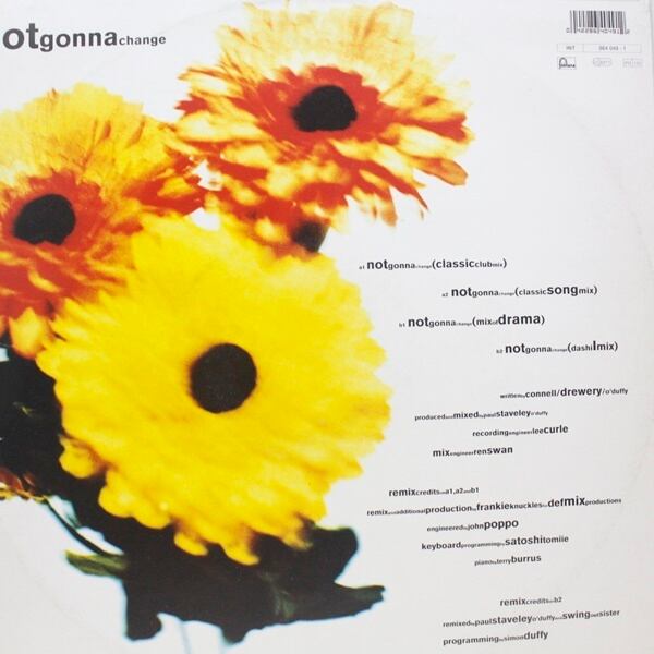Swing Out Sister / Notgonnachange (The Frankie Knuckles Remixes) [SWING 1012, 864 049-1] - 画像2