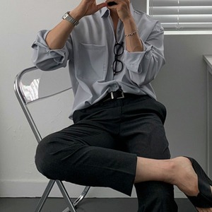 カジュアルシンプルシャツ　MT0080308