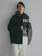 ETRE TOKYO ラウンドヨークハンドニットプルオーバー