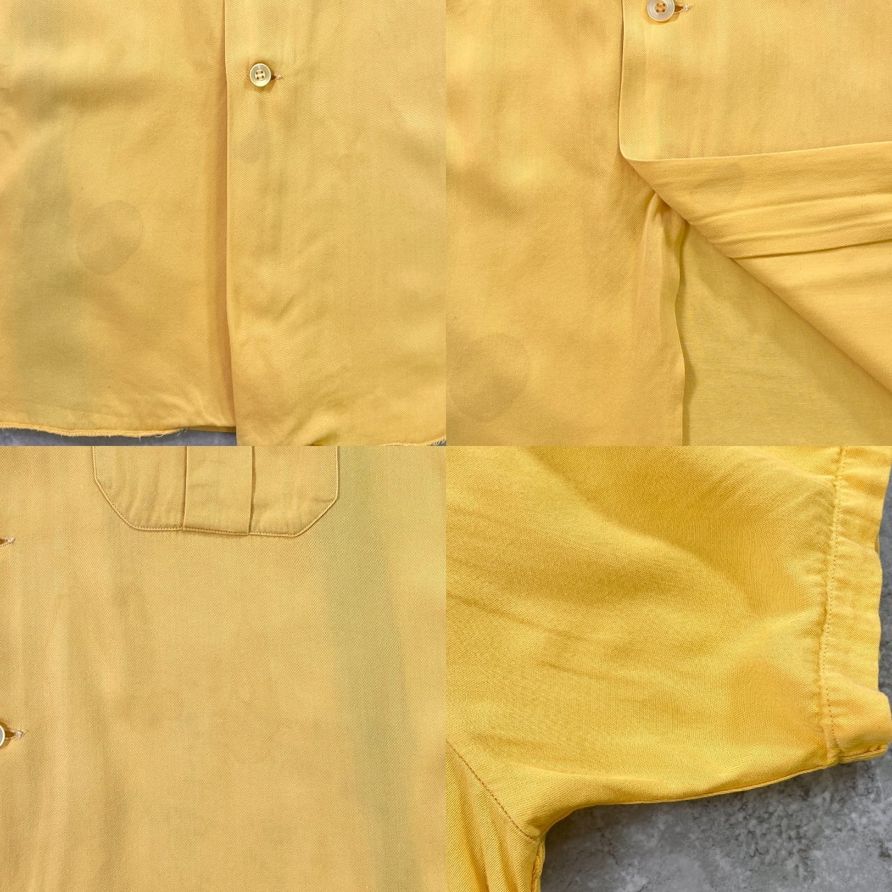 50~60年代 Service Bowling Shirt 開襟 ボウリングシャツ メンズL相当