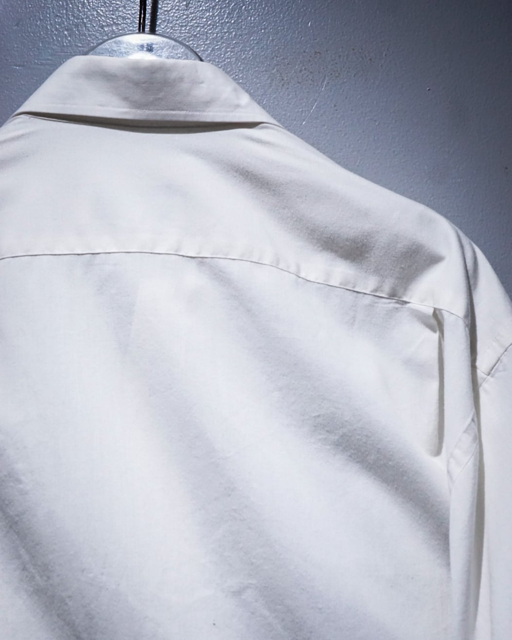 add (C) vintage】“Yves Saint Laurent” Logo Embroidery L/S Shirt