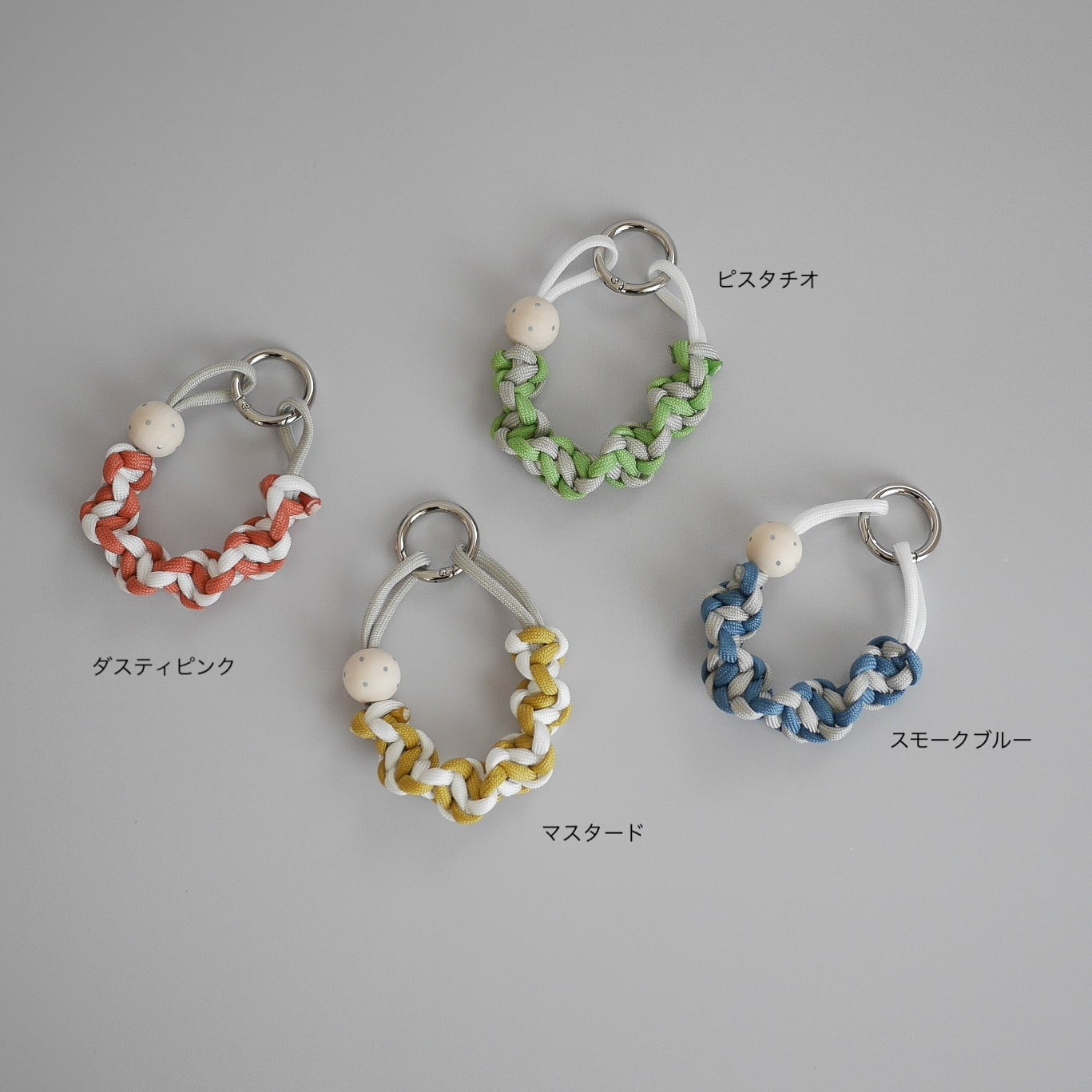 ぷりんページ ハンドストラップ1本 スパイラル ハンドストラップ ミニ │SPIRAL HAND STRAP mini | ADRIA