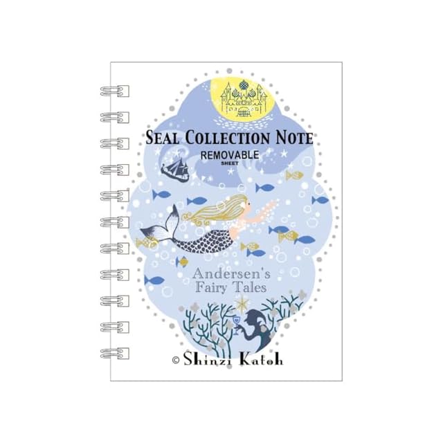 シール堂 日本製 シール帳 Shinzi Katoh 人魚の姫 A6 40ページ ks-sb