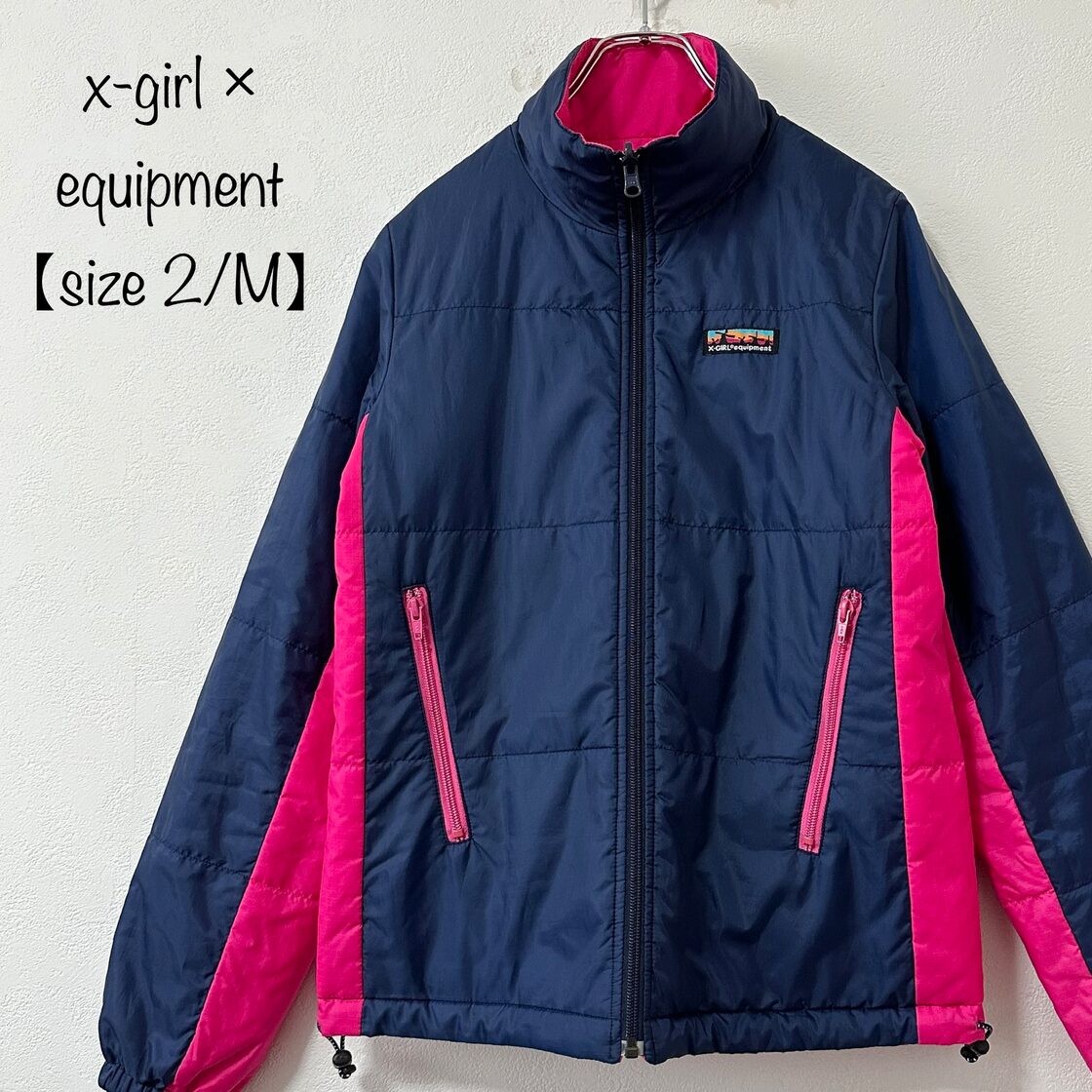 x-girl×equipment☆エックスガール×エキプモン☆コラボ☆リバーシブル 